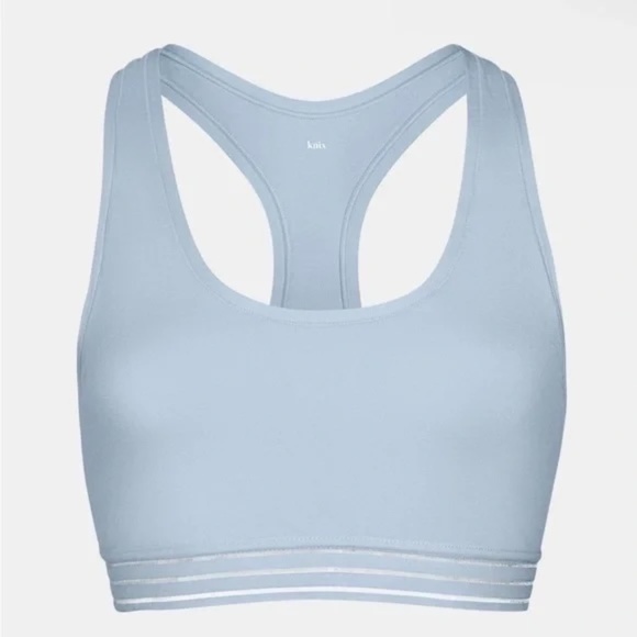 Knix Blue Luxe Modal Lounge Bra with Racerback Design - Picture 5 of 5